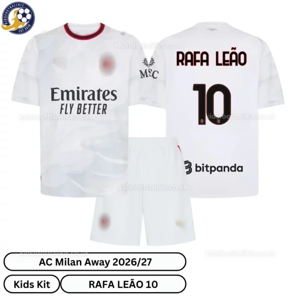 AC Milan Away Kids Kit 26_27-over view-RAFA LEÃO 10