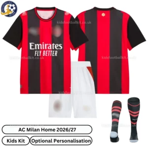 AC Milan Home Kids Kit 26_27-over view 2