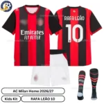 AC Milan Home Kids Kit 26_27-over view-RAFA LEÃO 10