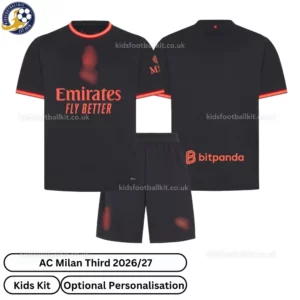 AC Milan Third Kids Kit 26_27-over view