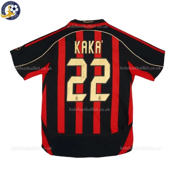 AC Milan home kids kit 2006_07-back view-KAKA 22