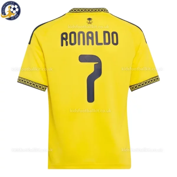 Al Nassr Home Kids Kit 26_27-back view-RONALDO 7