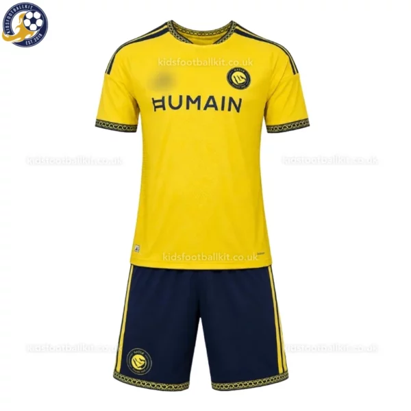 Al Nassr Home Kids Kit 26_27-front view
