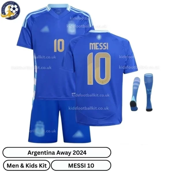 Argentina-Away-Men-Kids-Football-Kit-2024_25-–-MESSI-10-With-Socks-re