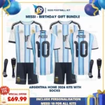 Argentina Home Kids Kits 2026 - MESSI 10-p