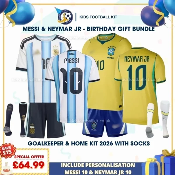 Argentina-and-Brazil-home-kids-kits-2026-MESSI-10-and-NEYMAR-JR-10-re