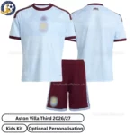 Aston Villa Third kids kit 26_27-over view
