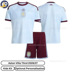 Aston Villa Third kids kit 26_27-over view