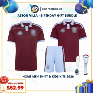 Aston villa home men shirt and kids kit 26_27-p