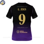 Barcelona Away Kids Kit 26_27-back view-G. JESUS 9