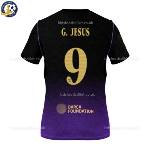 Barcelona Away Men Shirt 26_27-back view-G. JESUS 9