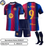 Barcelona Home Kids Kit 26_27-over view-G. JESUS 9