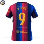 Barcelona Home Men Shirt 26_27-back view-G. JESUS 9