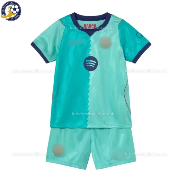 Barcelona Third kids kit 26_27-front view