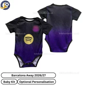 Barcelona away baby kit 26_27-over view