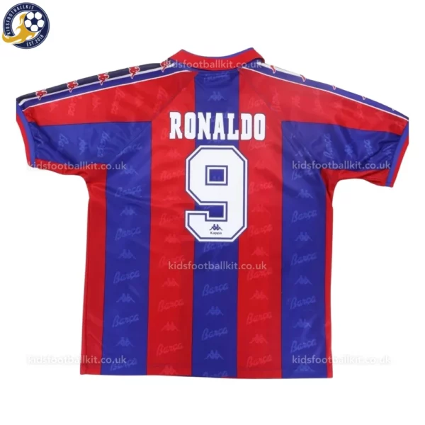 Barcelona home kids kit 1995_97-back view-RONALDO 9