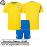 Birmingham City Away Kids Kit 26_27-over view