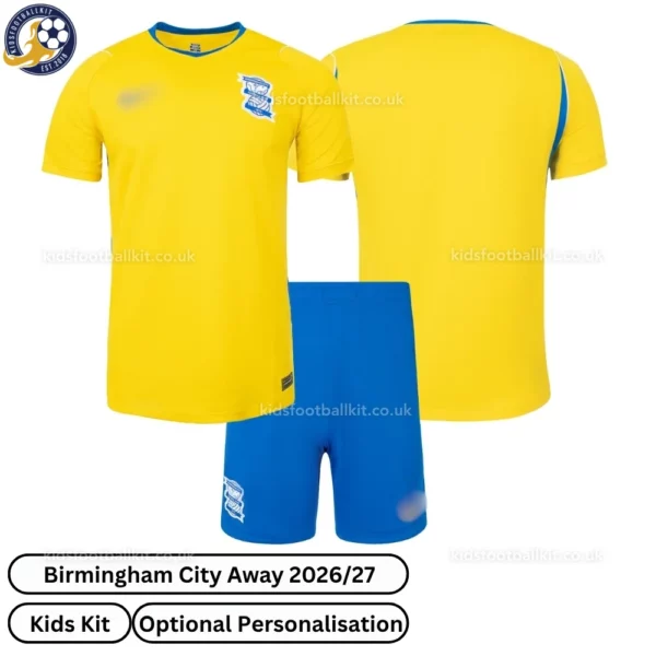 Birmingham City Away Kids Kit 26_27-over view