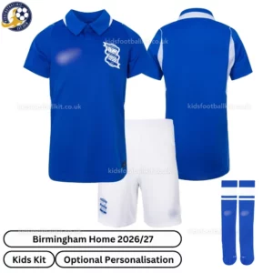 Birmingham home kids kit with socks 26_27-over view