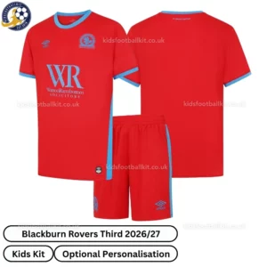 Blackburn Rovers Third kids kit 26_27-over view