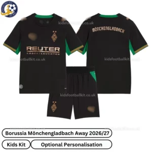 Borussia Mönchengladbach Away kids kit 26_27-over view