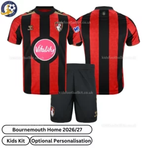Bournemouth home kids kit 26_27-over view