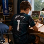 Chelsea Goalkeeper Kids Kit 26_27-over view-SÁNCHEZ 1-image