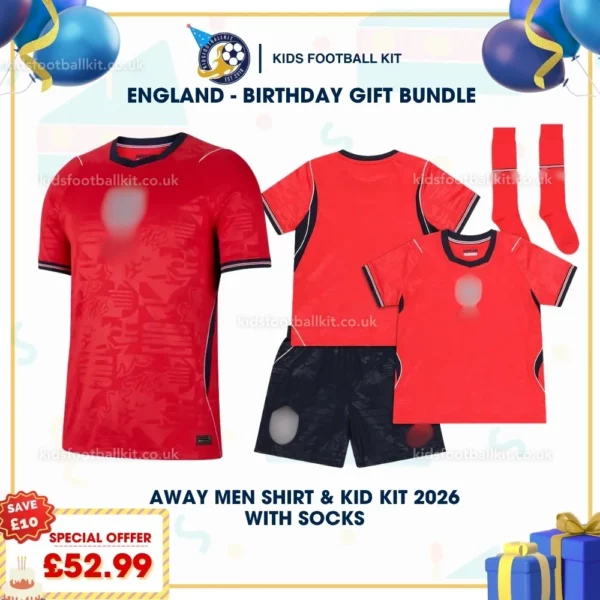 England away men and kids kit 2026-p