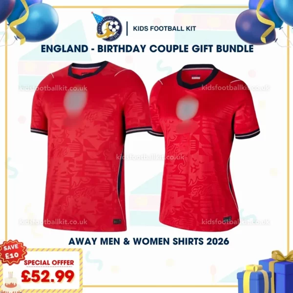 England away men and women shirts 2026-p