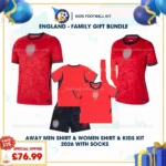 England away men women and kids kits 2026 with socks-p