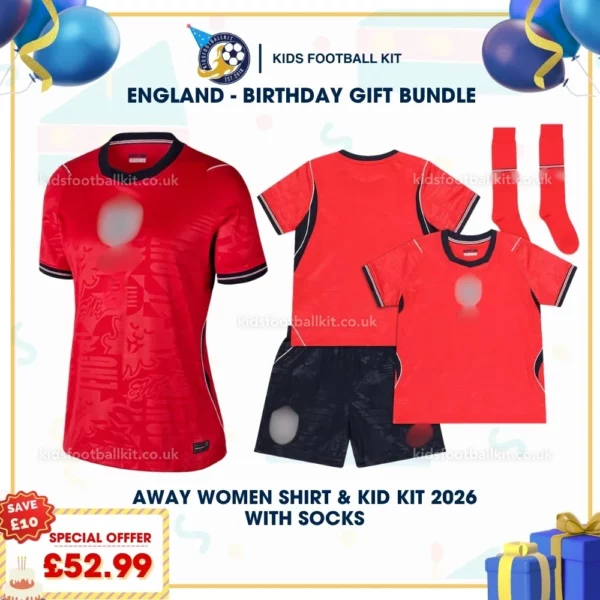 England away women and kids kit 2026-p