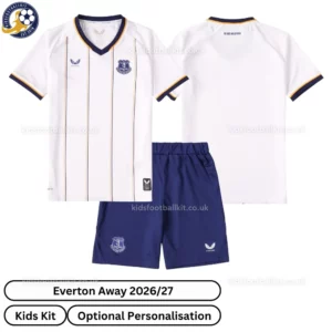 Everton Away kids kit 26_27-over view