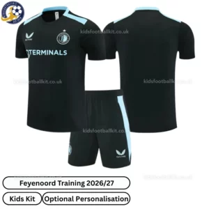 Feyenoord Training kids kit 26_27-over view-black