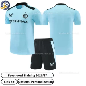Feyenoord Training kids kit 26_27-over view-blue