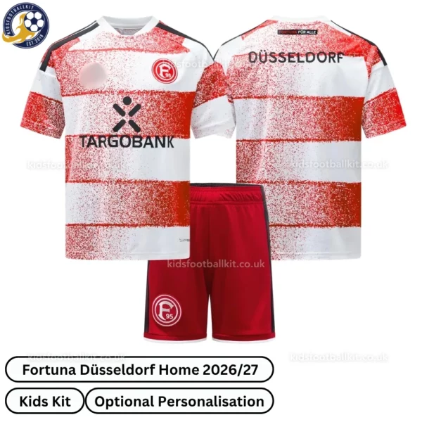 Fortuna Düsseldorf home kids kit 26_27-over view
