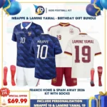 France Home & Spain Away 2026 - MBAPPE 10 & LAMINE YAMAL 19-p