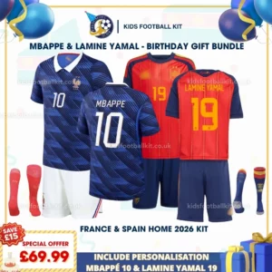 France Home & Spain Home 2026 - MBAPPE 10 & LAMINE YAMAL 19-p