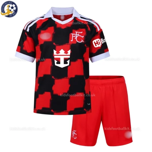 Fulham United away kids kit 26_27-front view