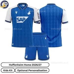 Hoffenheim home kids kit 26_27-over view