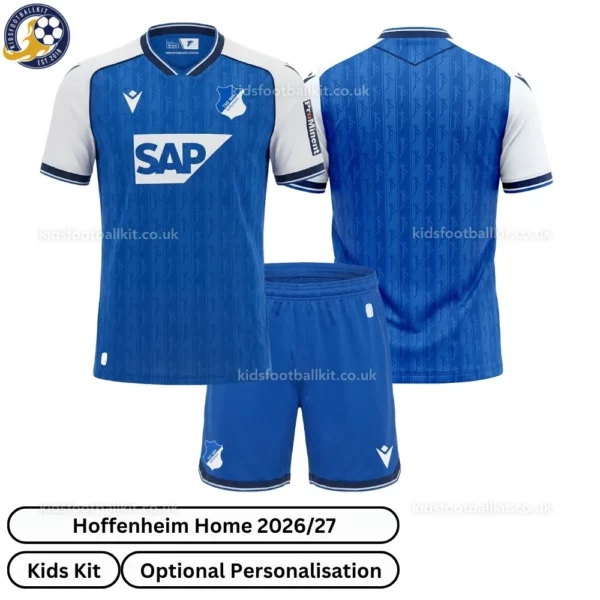 Hoffenheim home kids kit 26_27-over view