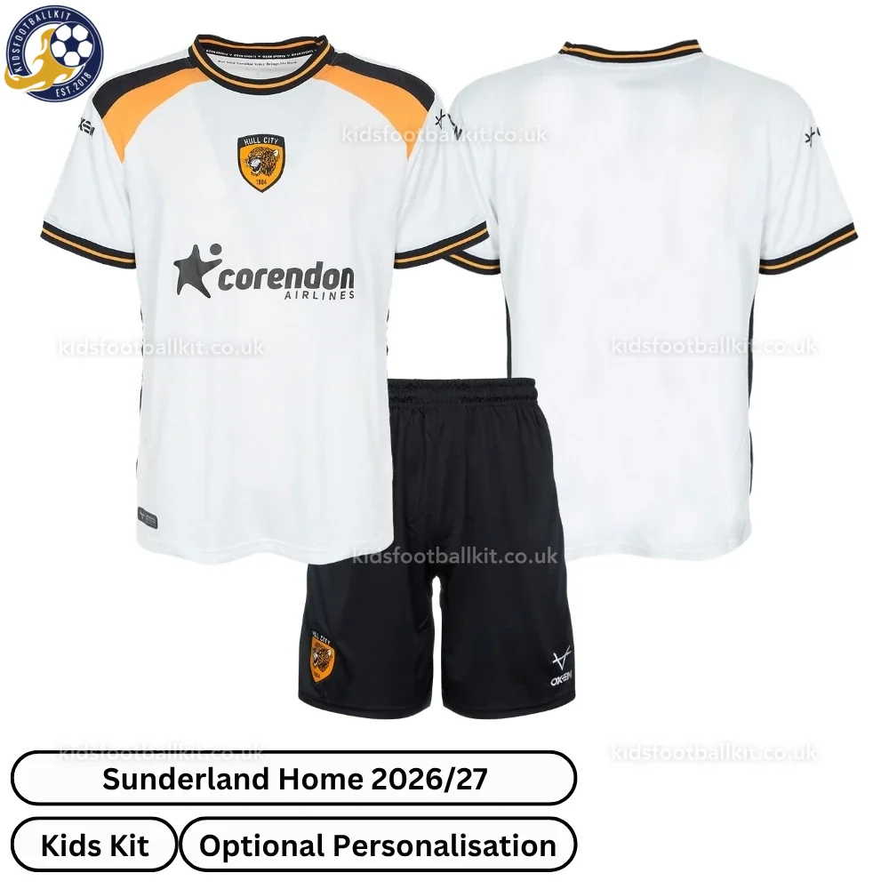 Hull City Away Kids Football Kit 2026/27 (No Socks)