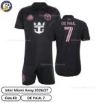 Inter Miami away kids kit 26_27-over view-DE PAUL 7