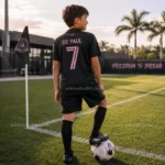 Inter Miami away kids kit 26_27-over view-DE PAUL 7-image
