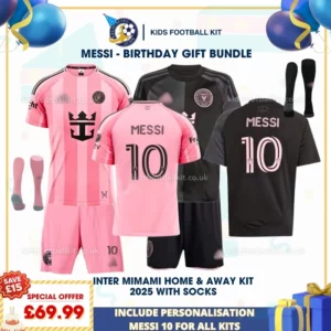 Inter Miami home and away kids football kit 25_26-Messi 10-p
