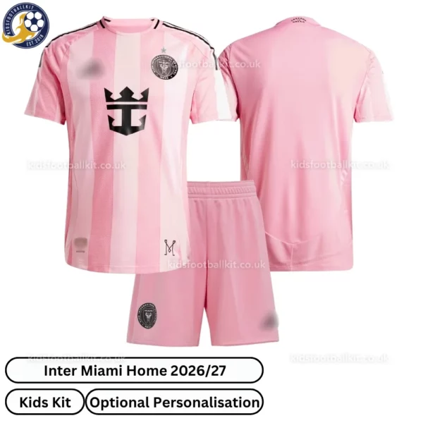 Inter Miami home kids kit 26_27-over view