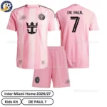 Inter Miami home kids kit 26_27-over view-DE PAUL 7