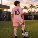 Inter Miami home kids kit 26_27-over view-MESSI 10-image