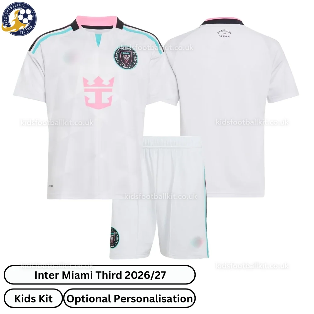 Inter Miami Third Kids Football Kit 2026/27 (No Socks)