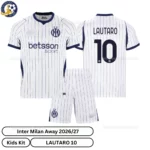 Inter Milan away kids kit 26_27-over view-LAUTARO 10