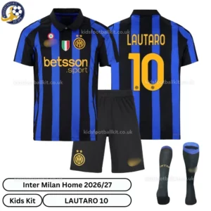 Inter Milan home kids kit 26_27-over view-LAUTARO 10